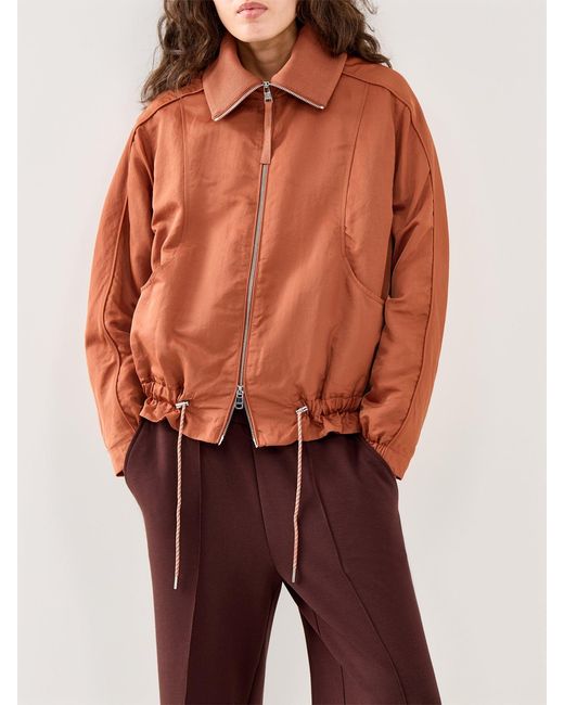 Varley Orange Lotta Blouson Jacket