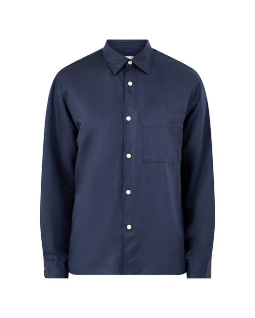 SELECTED Blue Long Sleeve Shirt for men