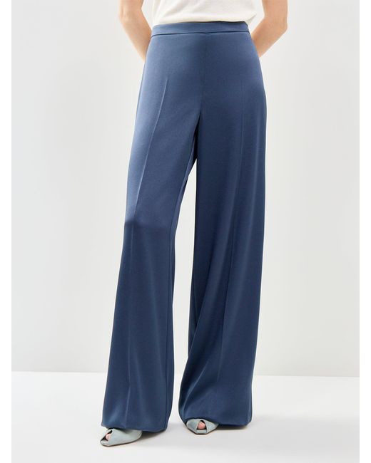 Marella Blue Pesi Wide Leg Trousers