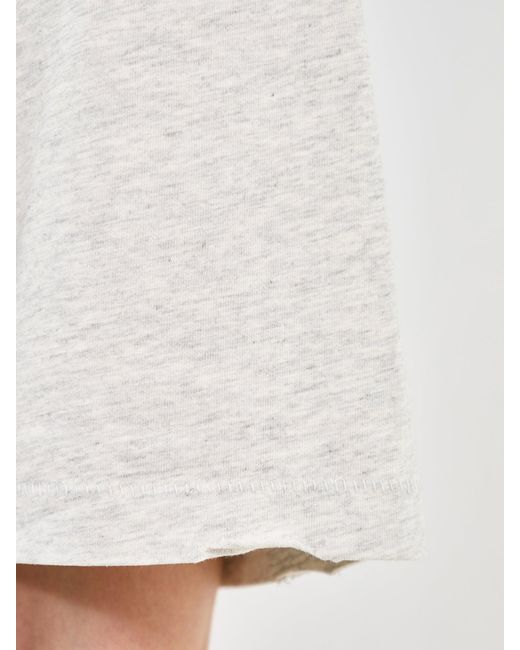 Anine Bing White Johnny Cropped Tee