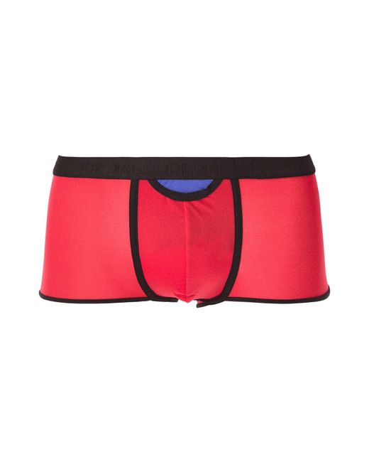 Hom Red Plume Up Trunks for men