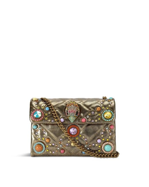 Kurt Geiger Metallic Md Kensington Jewel Bag