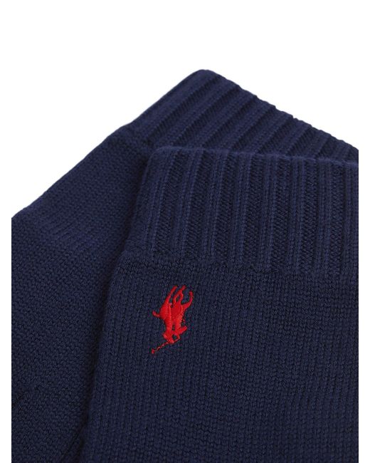 Polo Ralph Lauren Blue Polo Merino Glove for men