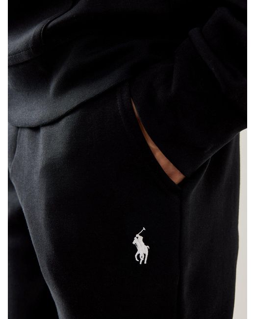 Polo Ralph Lauren Black Double Knit Joggers for men