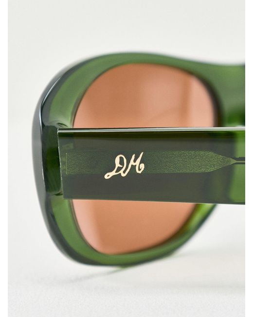 Damson Madder Multicolor Oversized Aviator Sunglasses