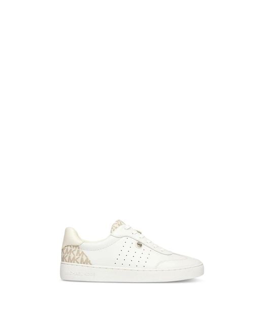 Michael Kors White Scotty Trainers