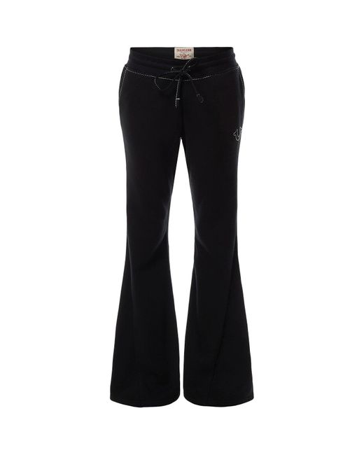 True Religion Black Low Rise Big T Joey Sweatpants