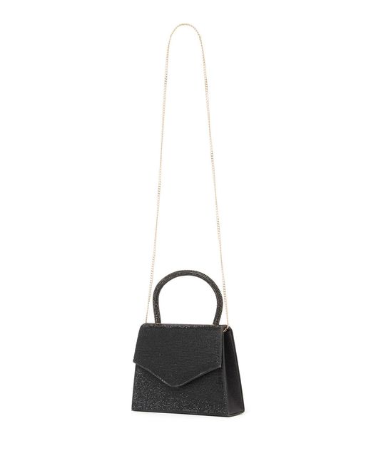 Forever New Black Skye Sparkle Top Handle Mini Bag