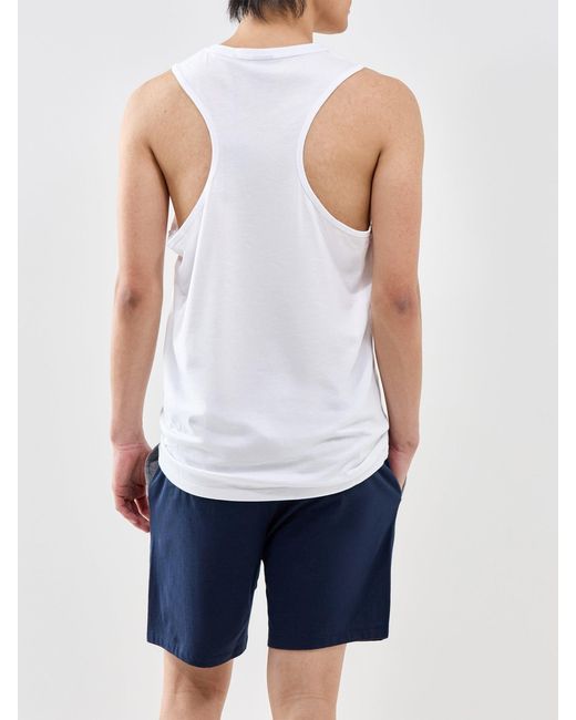 Boss Blue Embroidered Logo Stretch Shorts for men