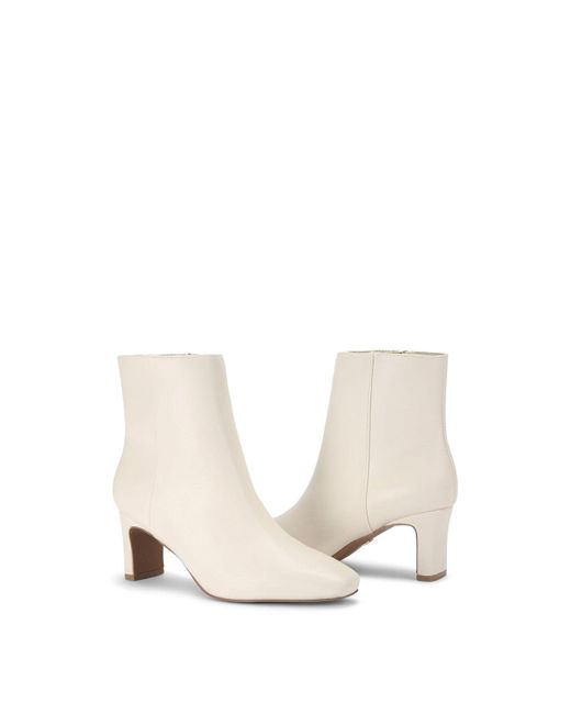 KG by Kurt Geiger White Tyler Ankle Boots