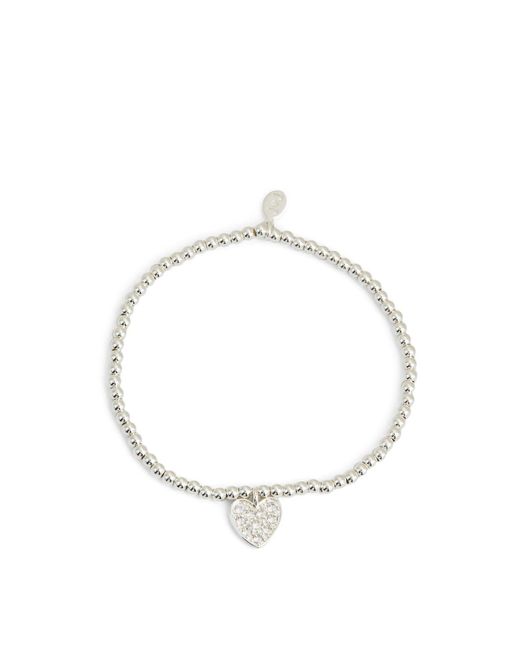 Joma Jewellery White A Little Live Love Sparkle