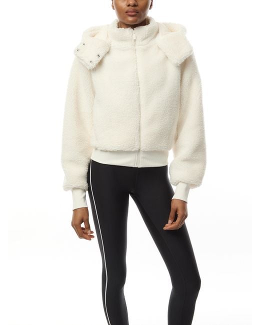 Alo Yoga Foxy Sherpa Jacket in White | Lyst UK