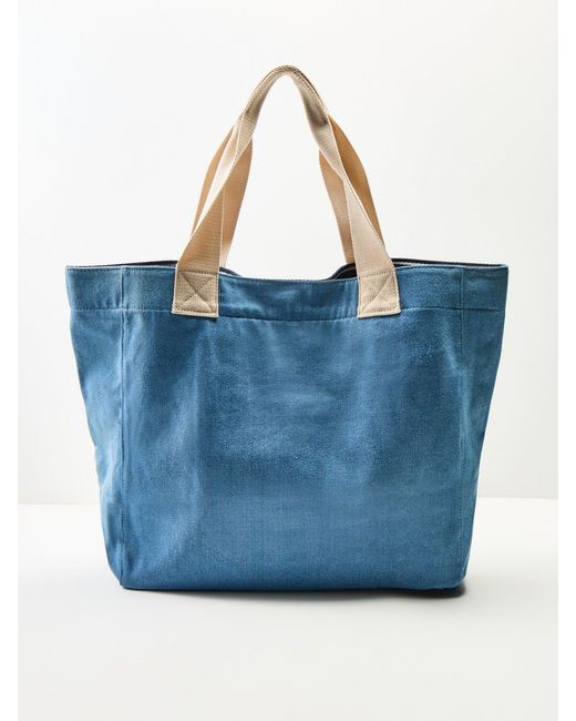 Barbour Blue Emily Tote Bag
