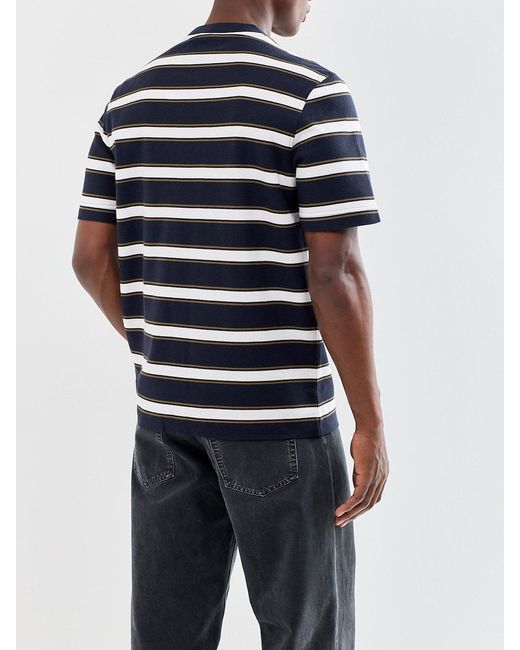 Barbour Blue Browtop Striped Relaxed T-Shirt for men