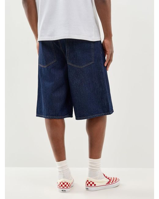 Only & Sons Blue Onscarl Balloon Rinse 6916 Shorts for men