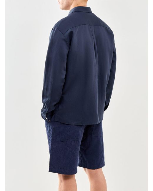 SELECTED Blue Long Sleeve Shirt for men