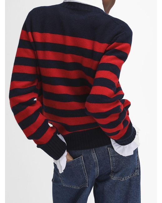Barbour Red X Alexa Dominic Knitted Jumper
