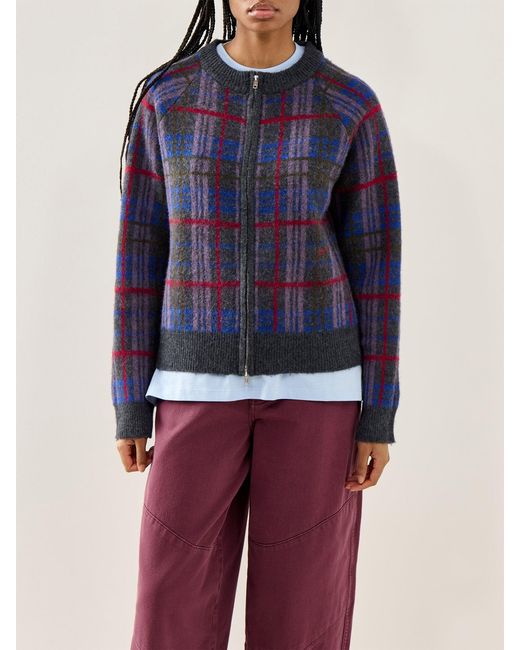 Damson Madder Blue Minah Cardigan