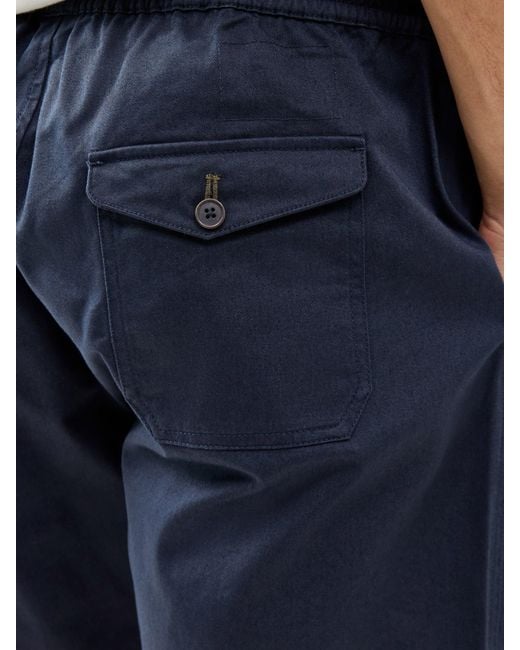 Universal Works Blue Beach Shorts for men