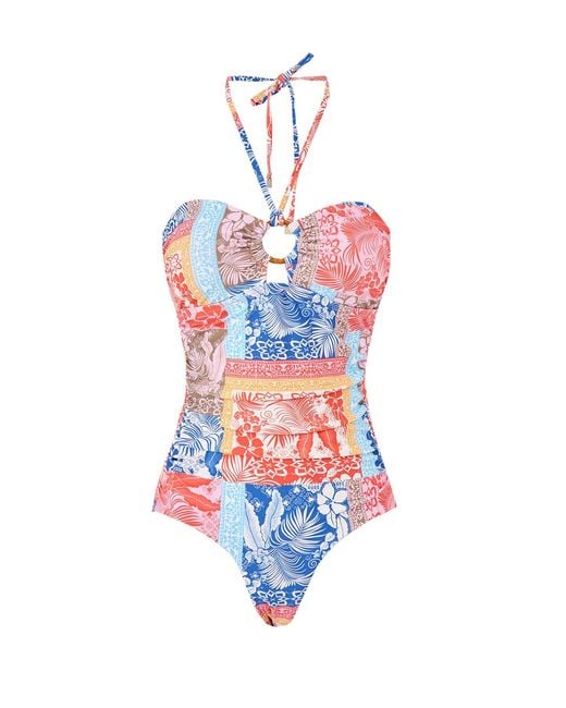 Sea Level White O Ring Bandeau One Piece Swimsuit
