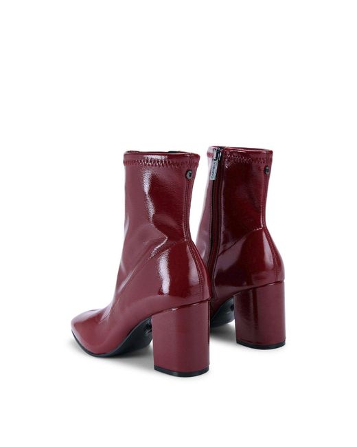 Carvela Kurt Geiger Red Women's Strut Ankle