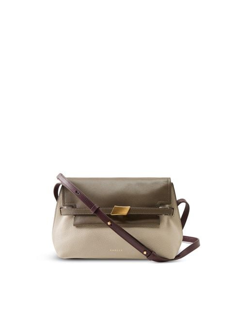 Radley Gray Christina Colourblock Small Flapover Crossbody Bag