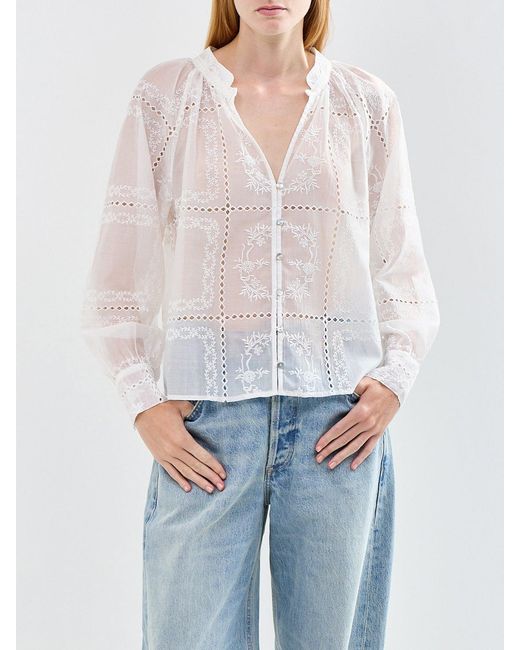 Rails White Francine Blouse