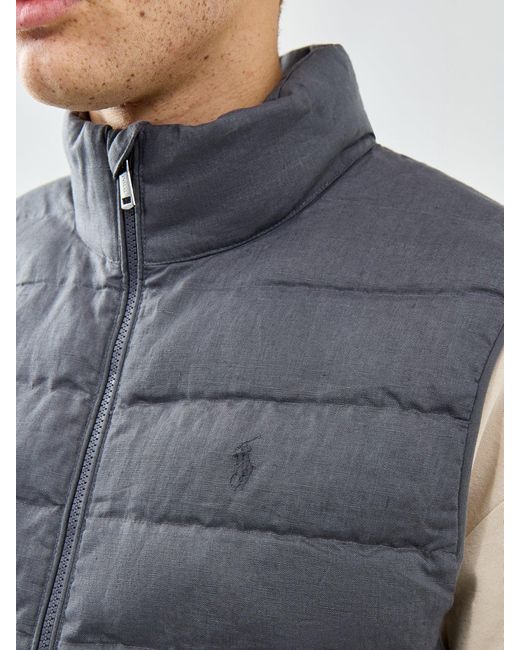 Polo Ralph Lauren Gray Light Puffer Gilet for men