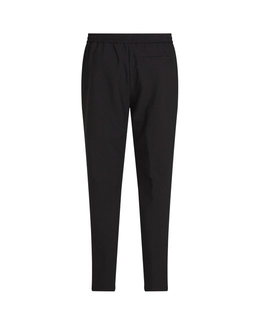 Calvin Klein Black Stretch Dress Trousers for men