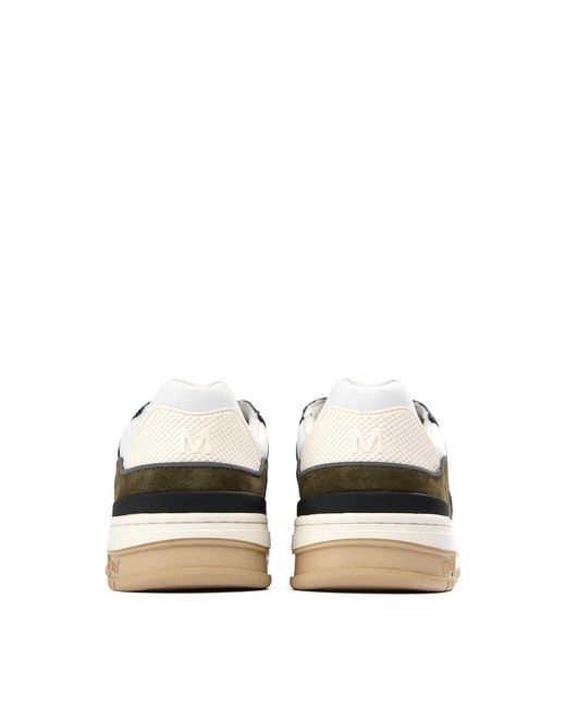 Mallet White Carlton Trainers for men