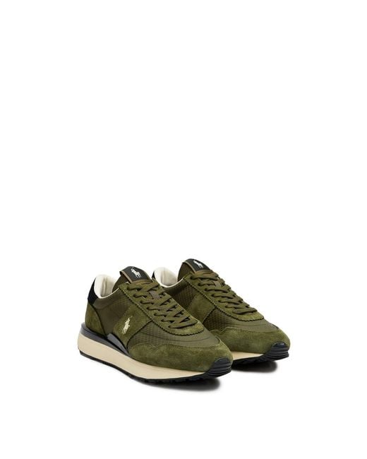 Polo Ralph Lauren Green Train 89 Trainers for men
