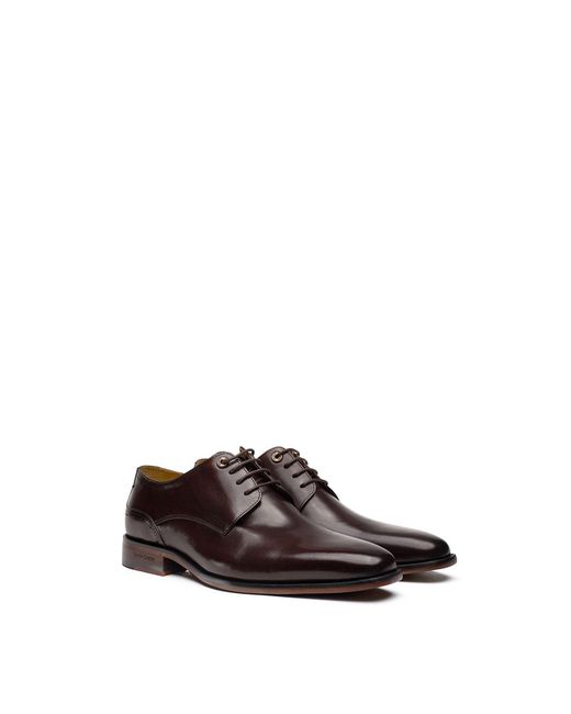 Simon Carter White Warren Derby Shoes for men