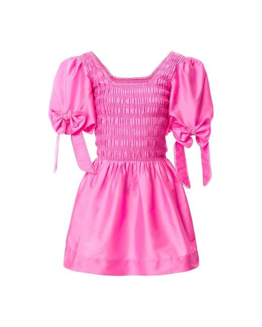Damson Madder Pink Lauren Mini Dress