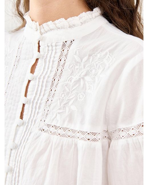 Nobody's Child White Jones Top