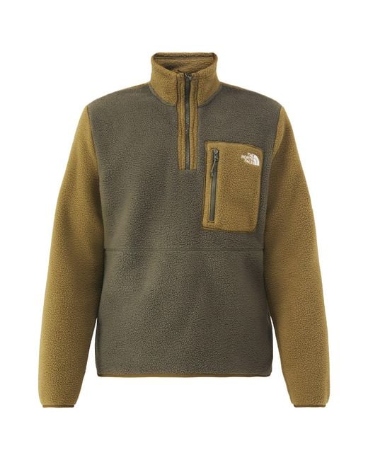 The North Face Green Yumiori Quarter-Zip Fleece for men
