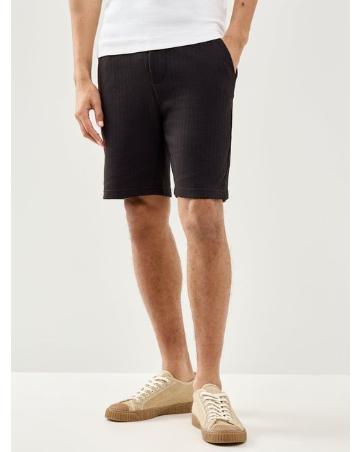 Only & Sons Black Trey Formal Shorts for men