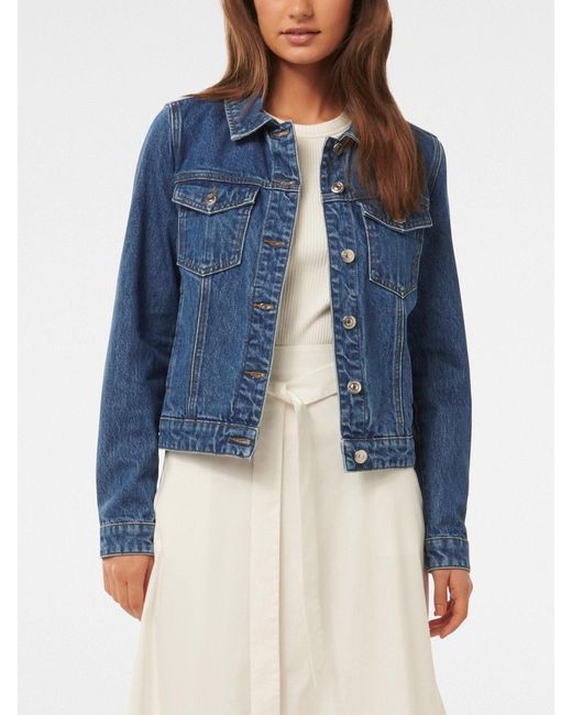 Forever New Blue Elodie Denim Jacket