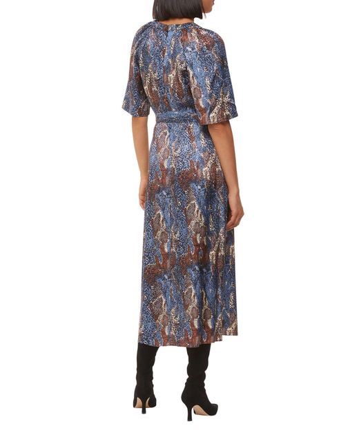 Whistles Gray Women's Marlow Dashed Snake Dress