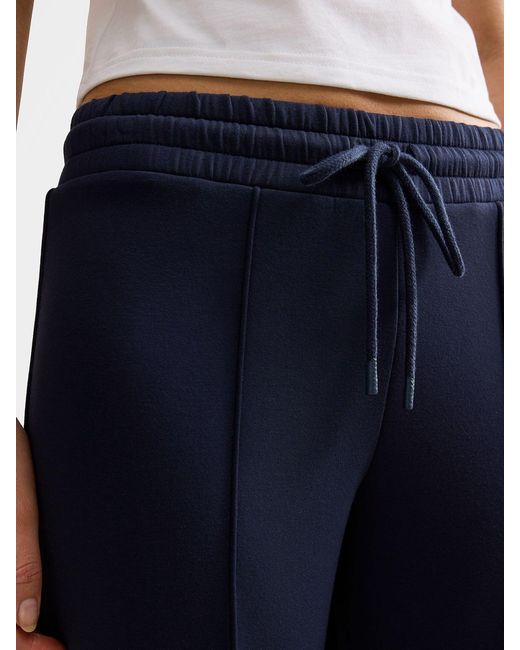 Forever New Blue Tiana Wide Leg Track Pants