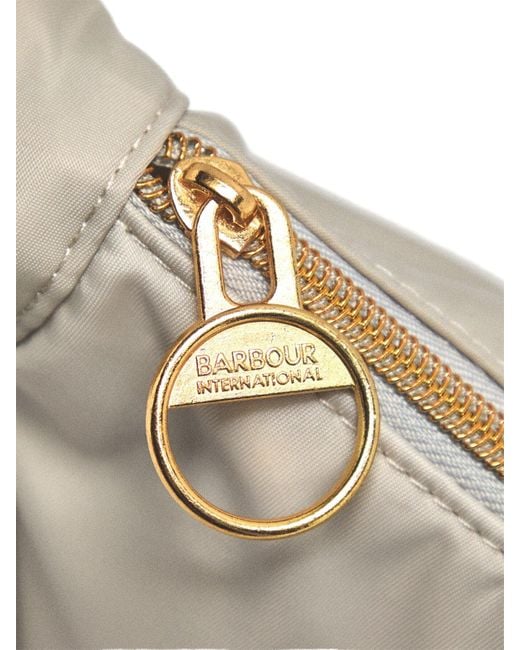Barbour White Boulevard Sling Bag