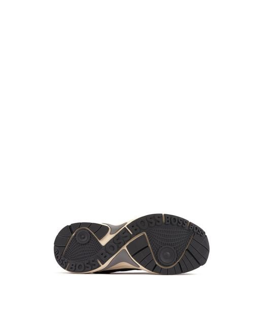 Boss White Levitt Run Trainers for men