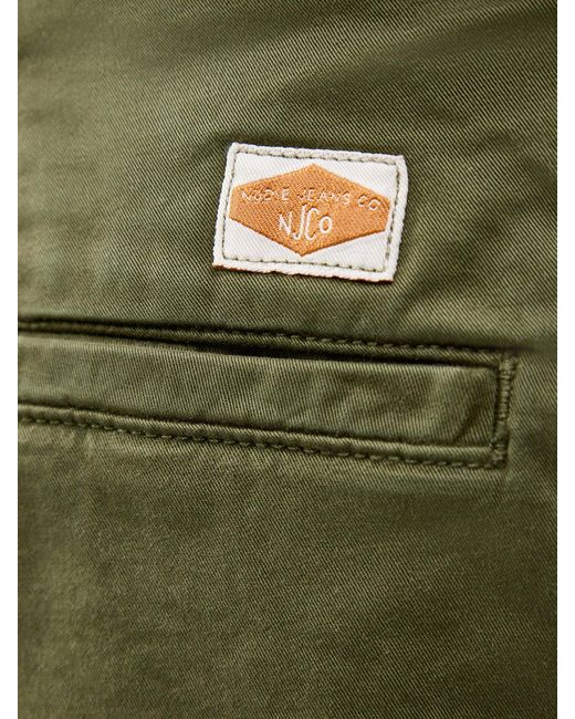 Nudie Jeans Green Easy Alvin Chinos for men