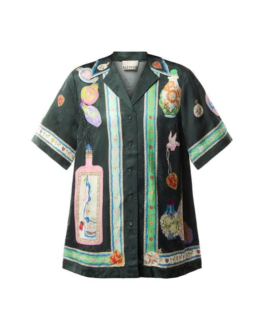 ALÉMAIS Green Women's Royal Shirt