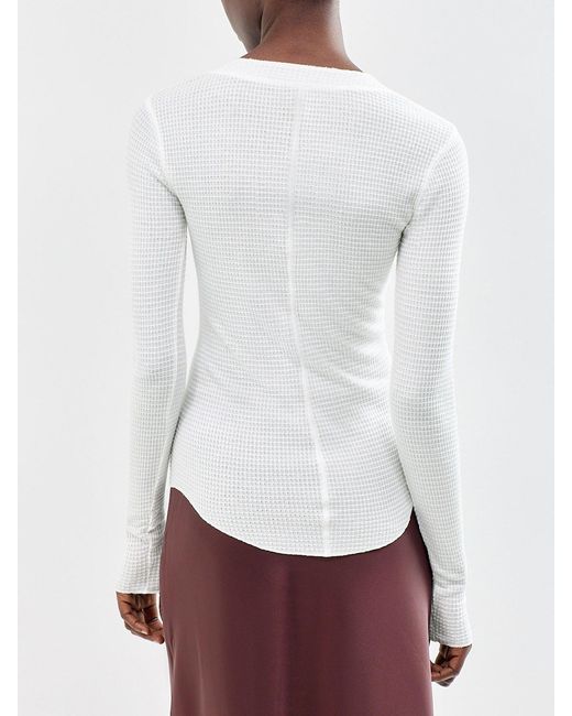 Free People White Going Places Cardigan