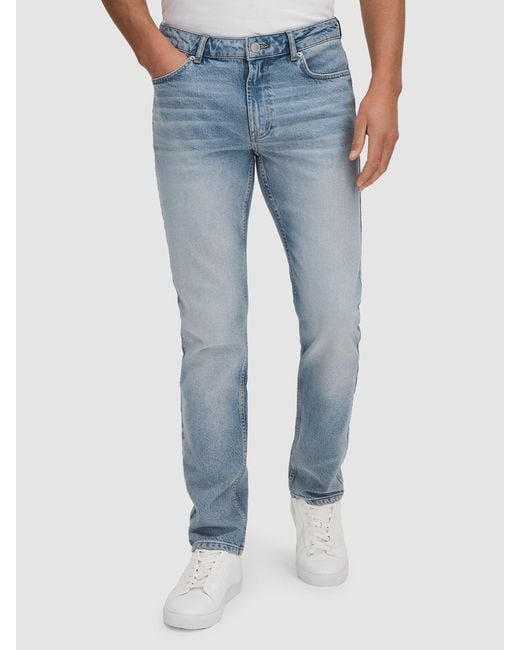 Reiss Blue Ordu Slim Fit Washed Jeans for men