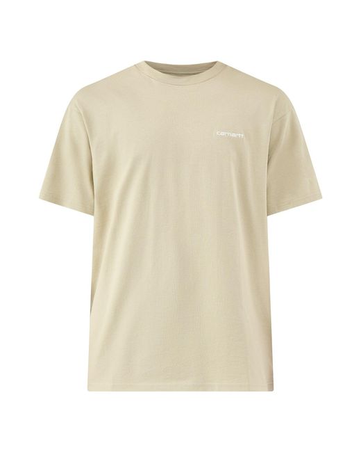 Carhartt Natural Script Embroidery T-Shirt for men