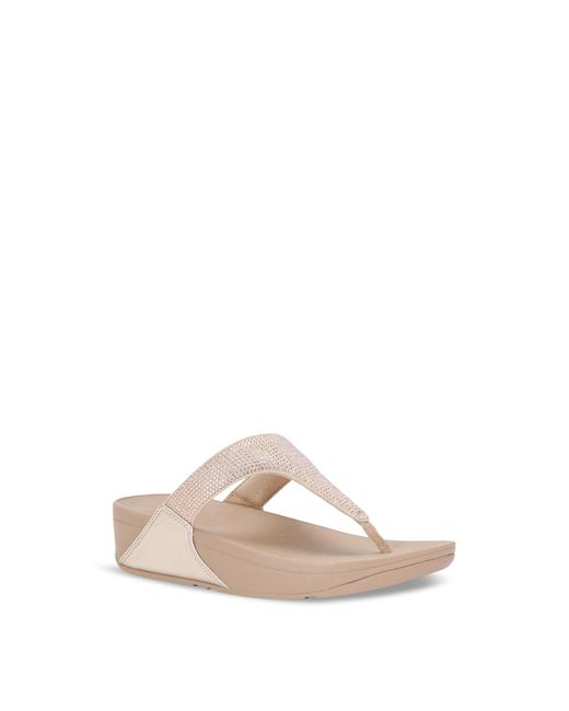 Fitflop White Lulu Crystal Sandals