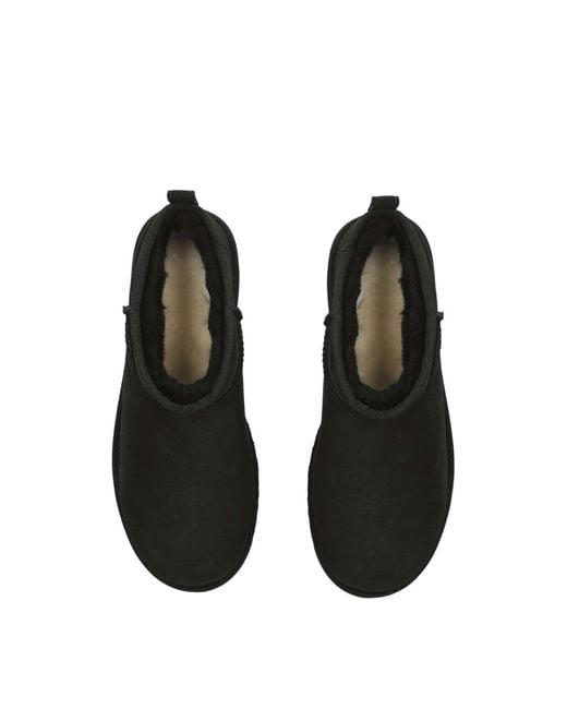 Ugg Black Classic Ultra Mini Boot for men