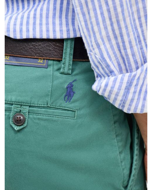 Polo Ralph Lauren Green Bedford Chino Trousers for men