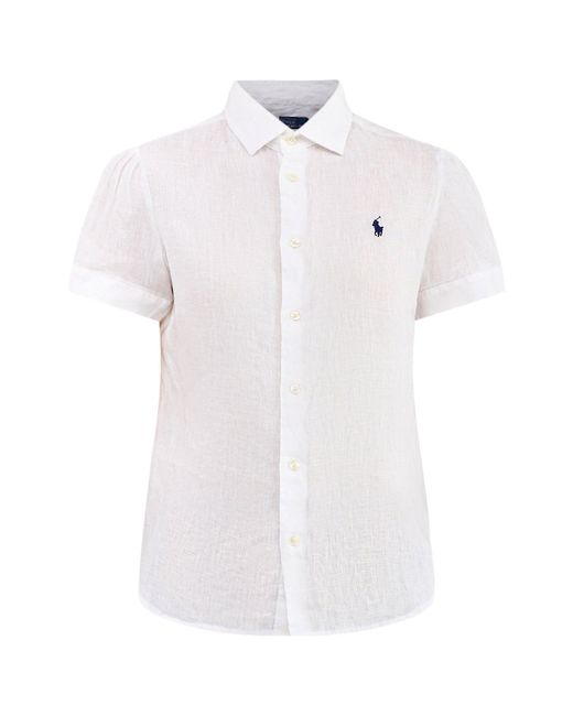 Polo Ralph Lauren White Short Sleeve Shirt